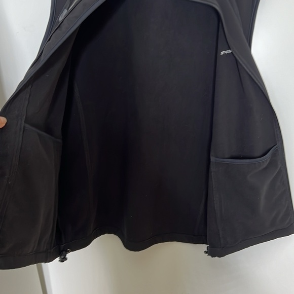 Mens Audi 2XL Black Nylon Fleece Lined Vest Jacket - Picture 6 of 7